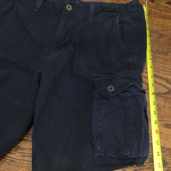 AMERICAN EAGLE Navy Blue Mens Cargo Shorts 33 - Picture 5 of 10